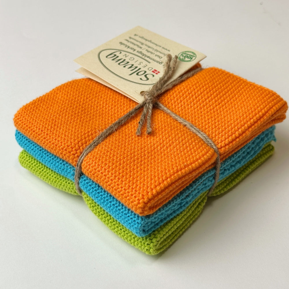 Karklude - 100% Økologisk Bomuld (3 stk.)