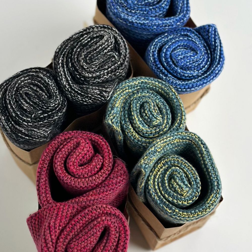 Dish cloths made of leftover yarn - 100% cotton (2 pcs.)