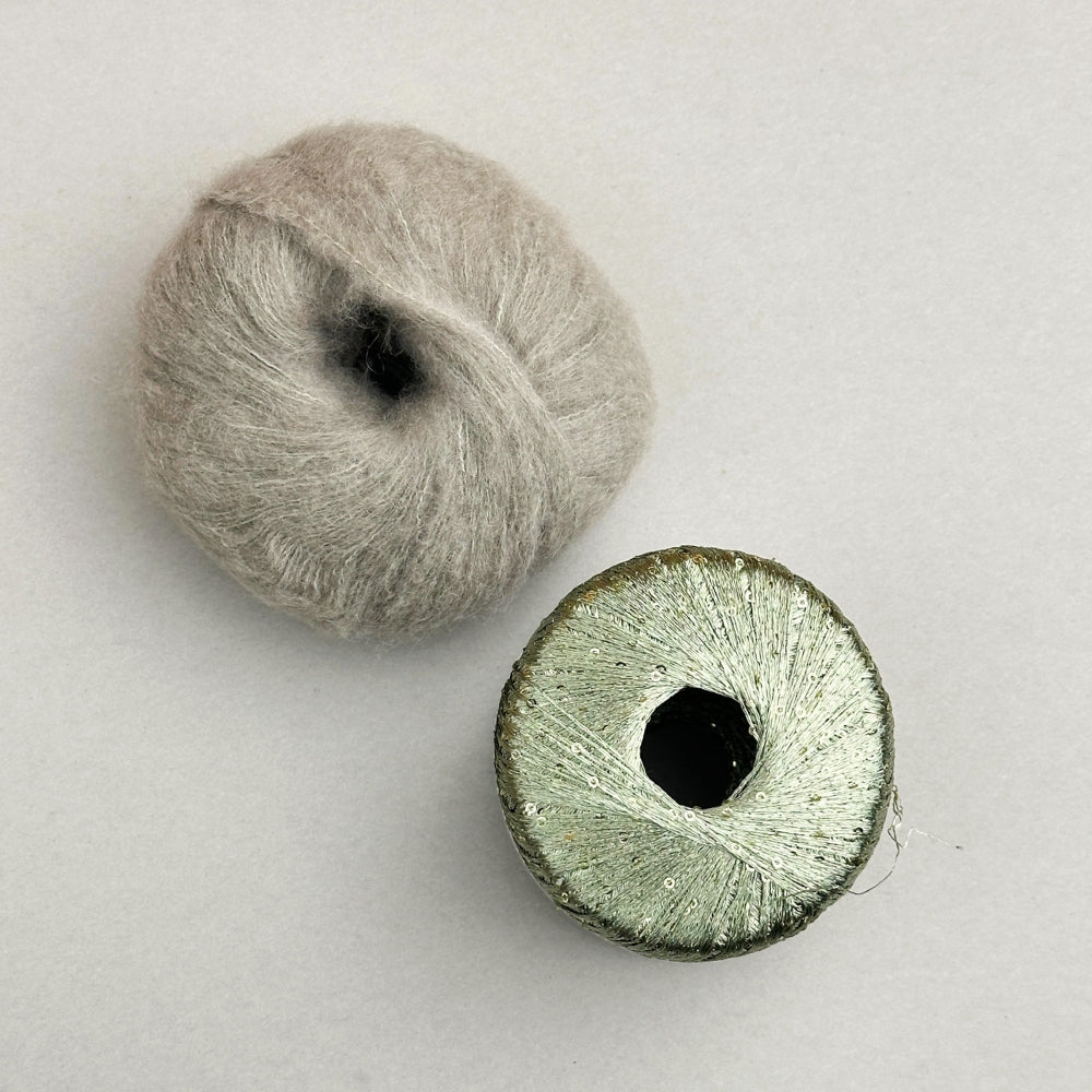 Paillettes Scarf - Strikkekit (Kimsa og Paillettes)