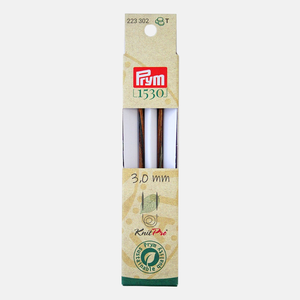 KnitPro Prym Natural - Udskiftelige rundpinde - 10 cm (kort)