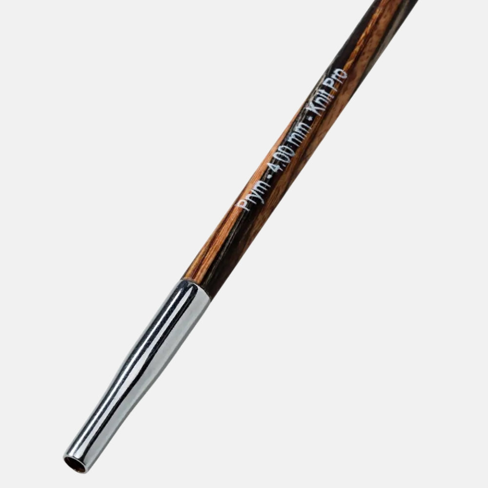 KnitPro Prym Natural - Udskiftelige rundpinde - 10 cm (kort)