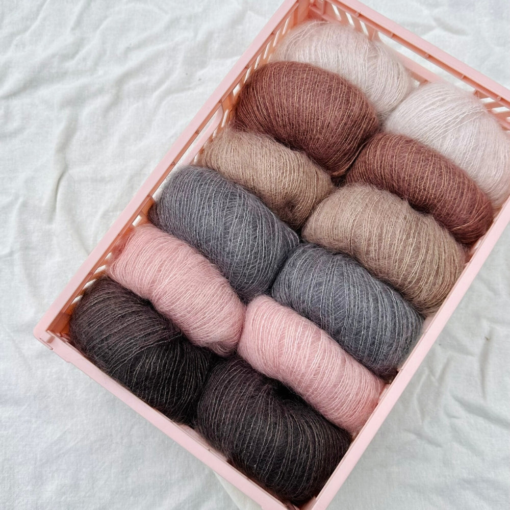 Strikkekit - Sorbet Cardigan (Lang) - Silk Mohair