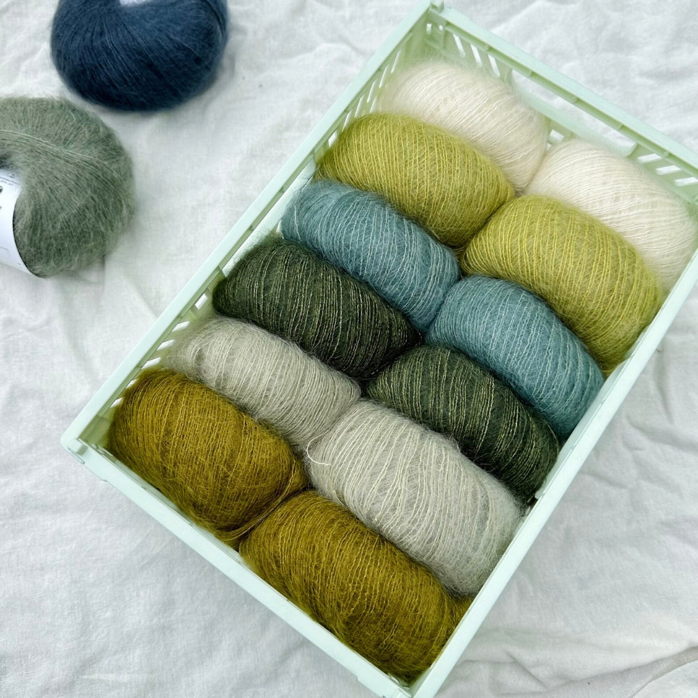 Strikkekit - Sorbet Cardigan (Lang) - Silk Mohair