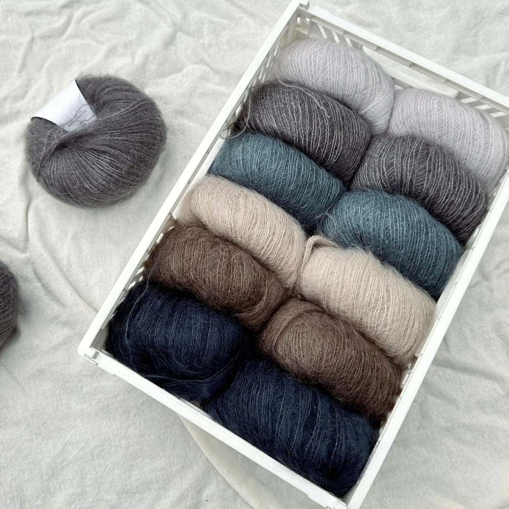 Strikkekit - Sorbet Cardigan (Lang) - Silk Mohair