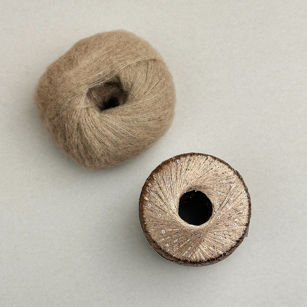 Paillettes Scarf - Strikkekit (Kimsa og Paillettes)