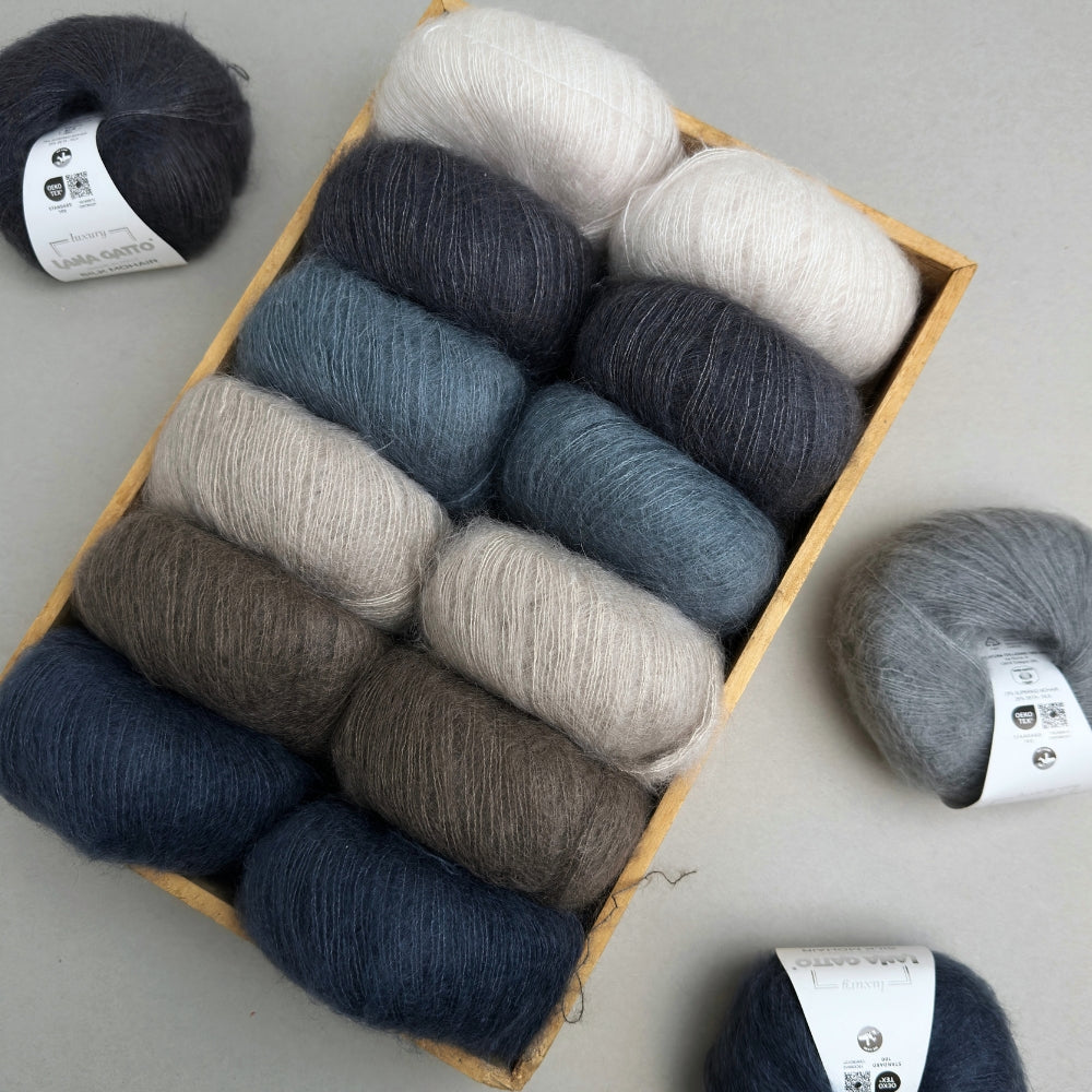 Strikkekit - Sorbet Cardigan (Lang) - Silk Mohair