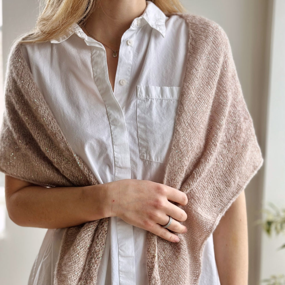 Paillettes Scarf - Strikkekit (Kimsa og Paillettes)