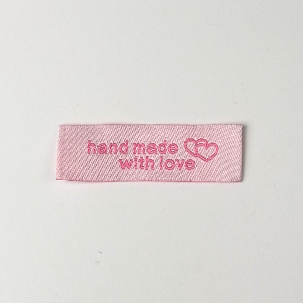 Label - Hand made with love (vælg farve)
