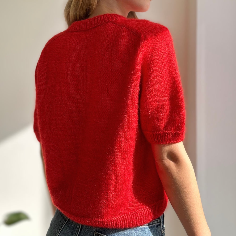 Strikkekit (uden opskrift) - Poppy Tee af PetiteKnit (VIP + Silk Mohair)
