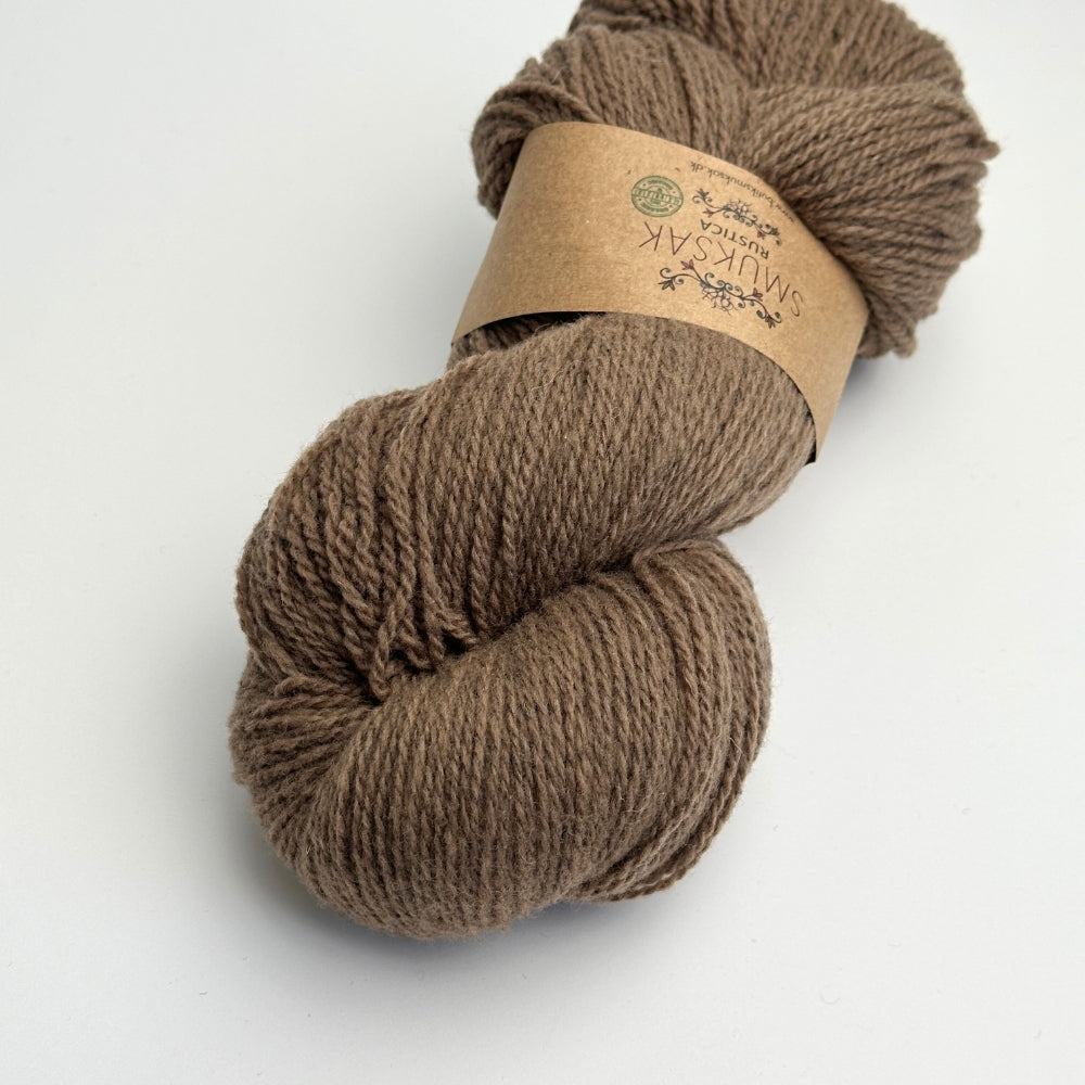 Rustica - Økologisk uld - Mocha Mousse - E034