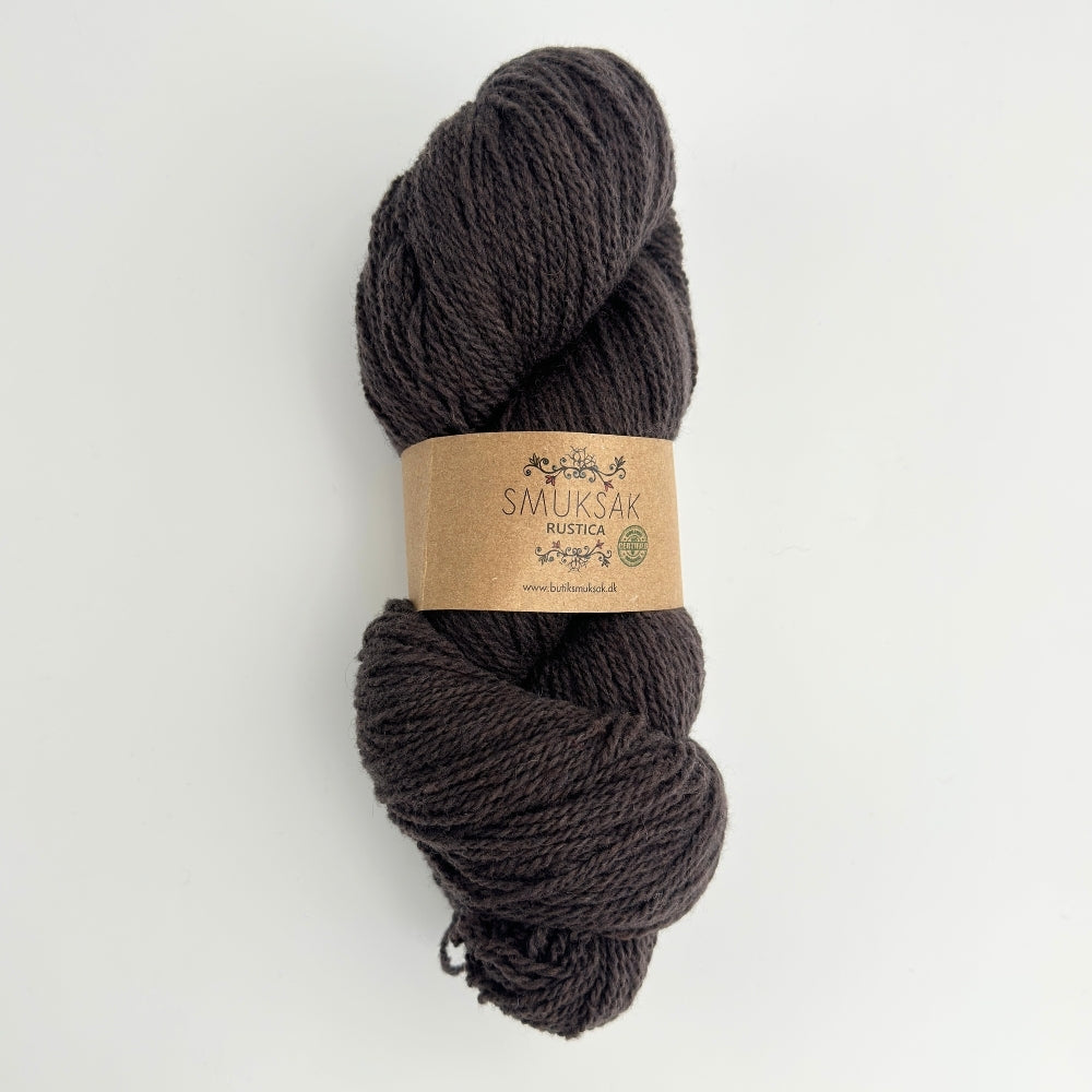Rustica - Økologisk uld - Dark Chocolate - M042