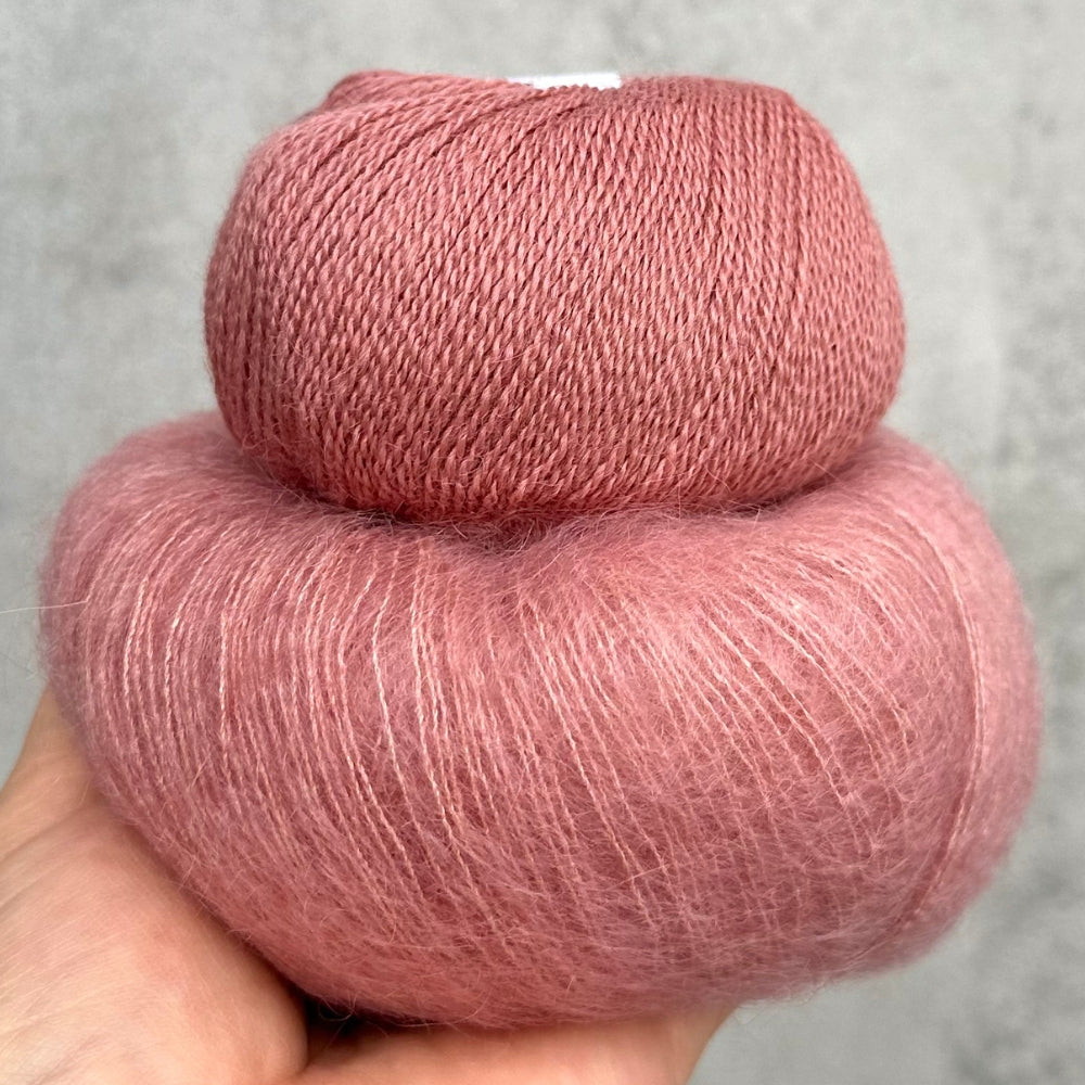Smuksak Scarf - Strikkekit (Silk Mohair + Baby Alpaca)