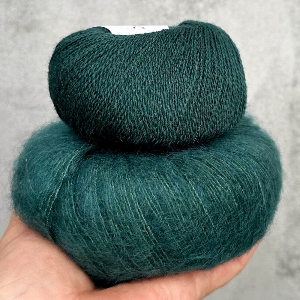 Smuksak Scarf - Strikkekit (Silk Mohair + Baby Alpaca)