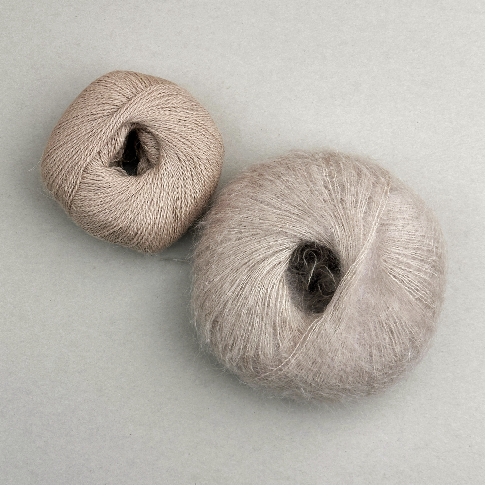 Smuksak Scarf - Strikkekit (Silk Mohair + Baby Alpaca)