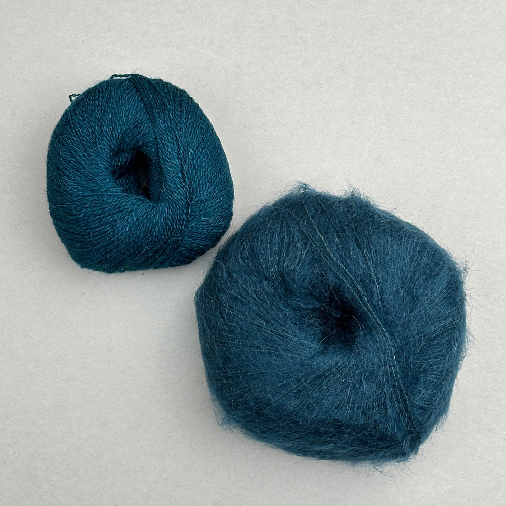 Smuksak Scarf - Strikkekit (Silk Mohair + Baby Alpaca)