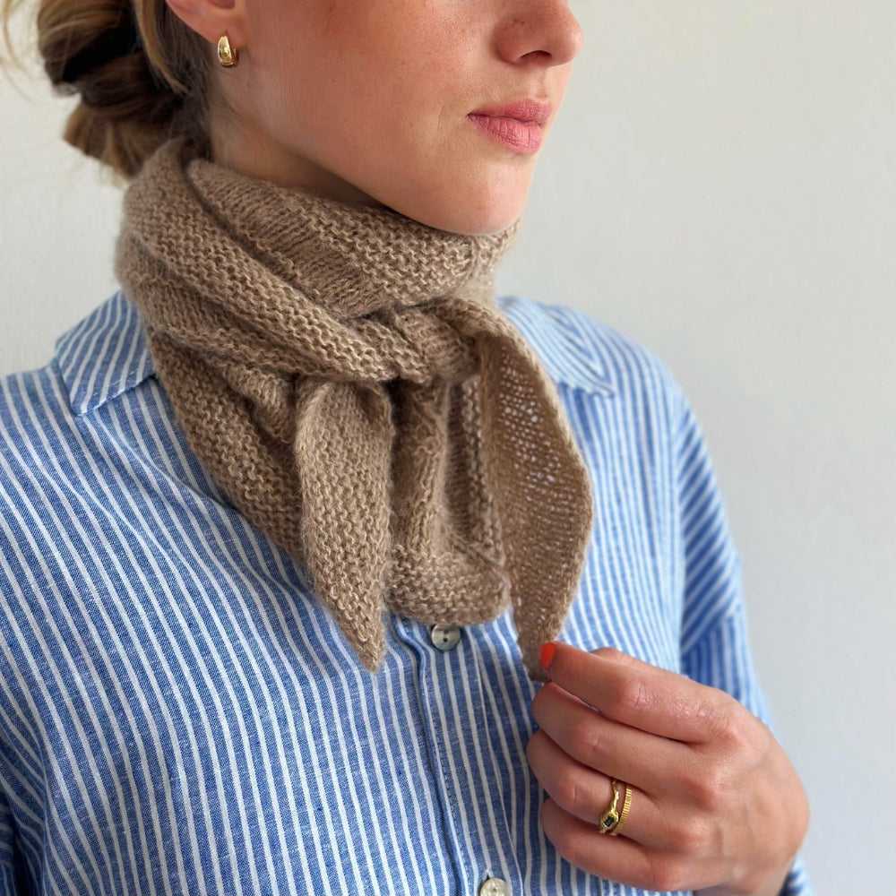 Smuksak Scarf - Strikkekit (Kimsa + Baby Alpaca)