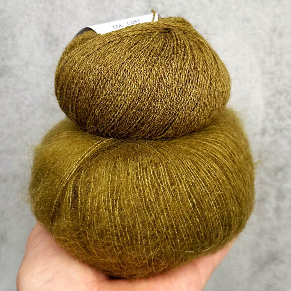 Smuksak Scarf - Strikkekit (Silk Mohair + Baby Alpaca)