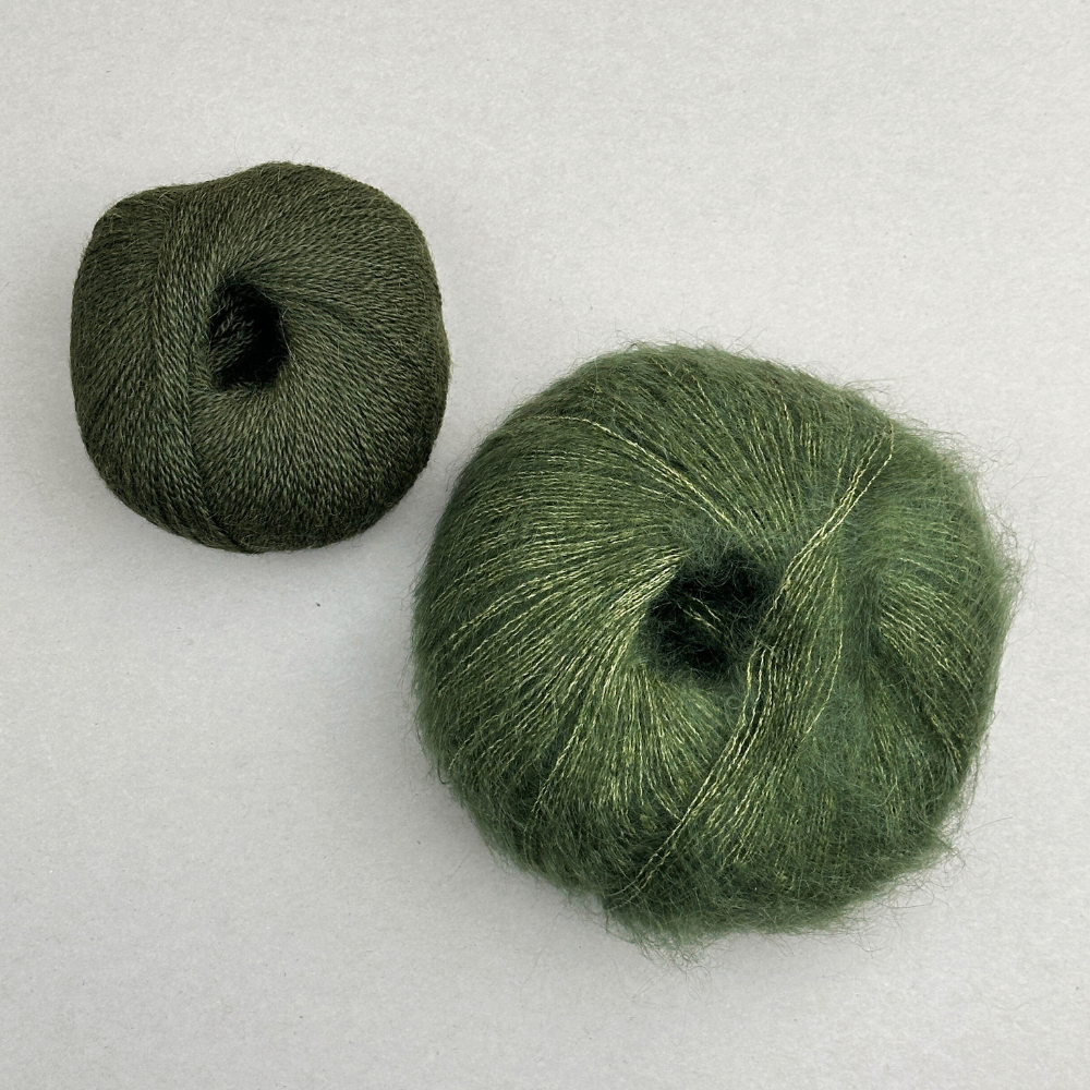 Smuksak Scarf - Strikkekit (Silk Mohair + Baby Alpaca)