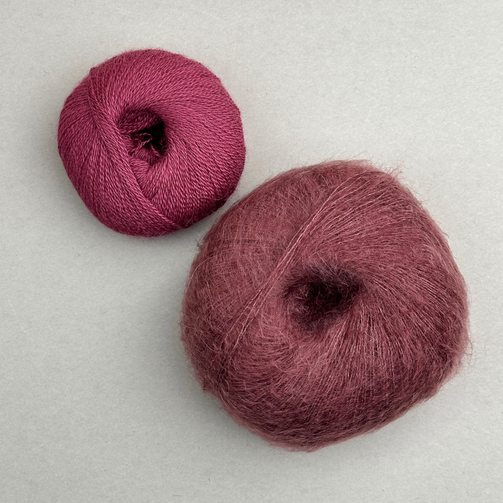 Smuksak Scarf - Strikkekit (Silk Mohair + Baby Alpaca)