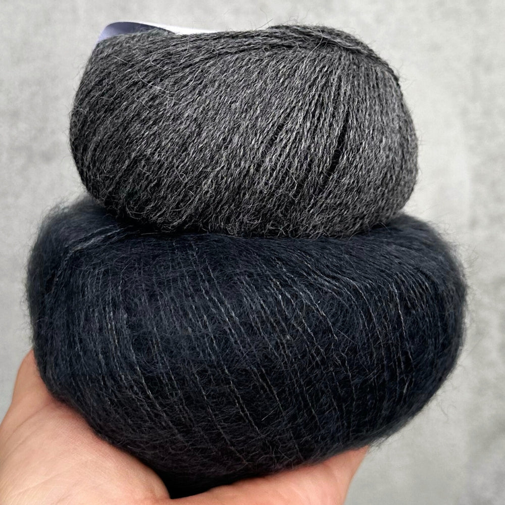 Smuksak Scarf - Strikkekit (Silk Mohair + Baby Alpaca)