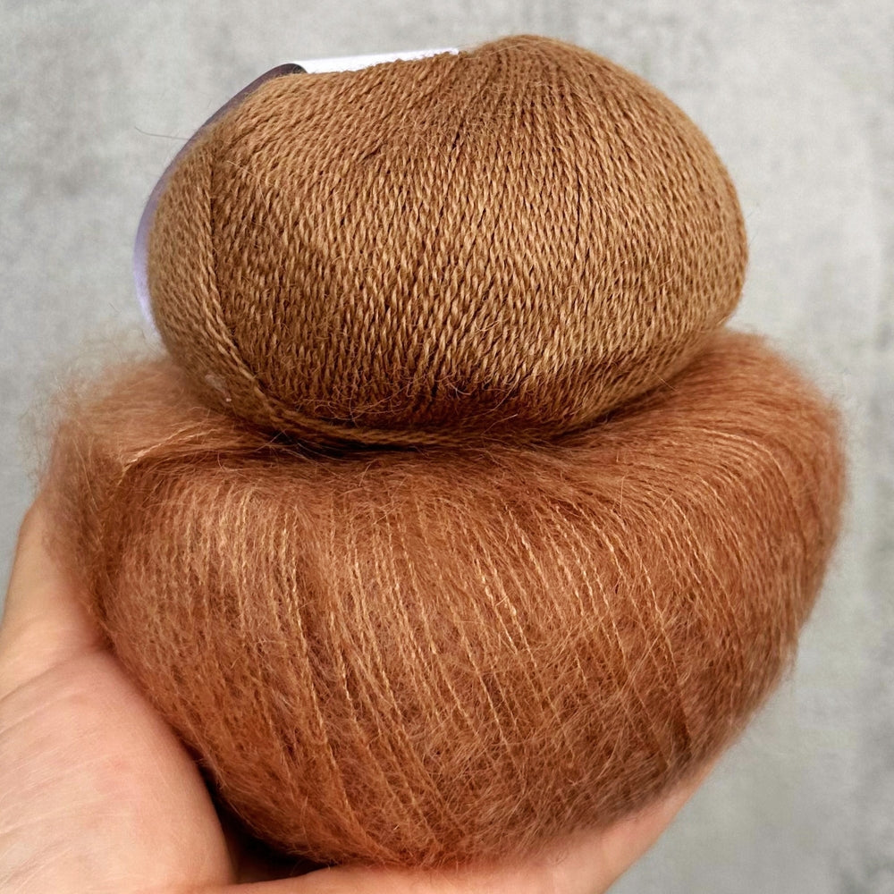 Smuksak Scarf - Strikkekit (Silk Mohair + Baby Alpaca)