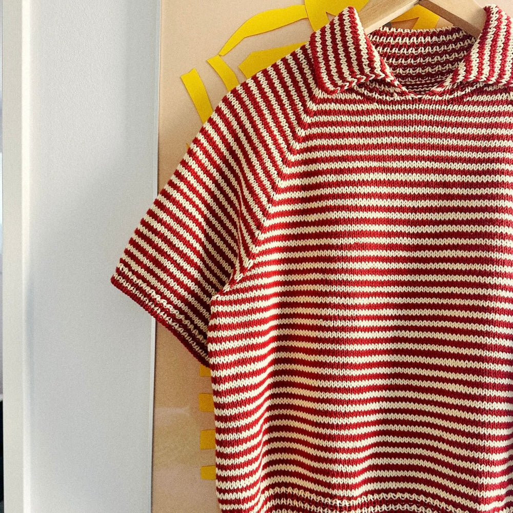 Stripe Overload Polo Tee - Spektakelstrik