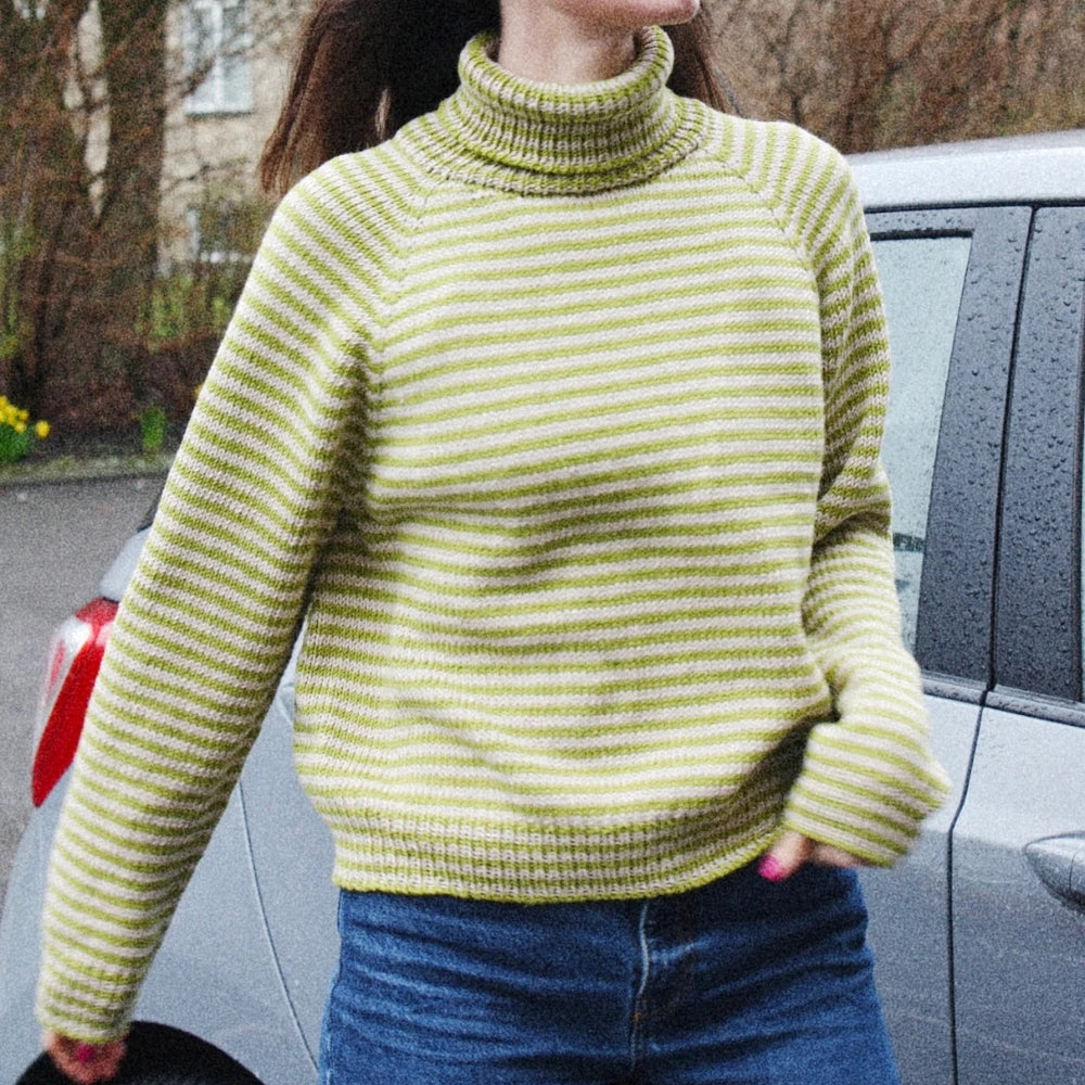 Stripe Overload Turtleneck - Spektakelstrik