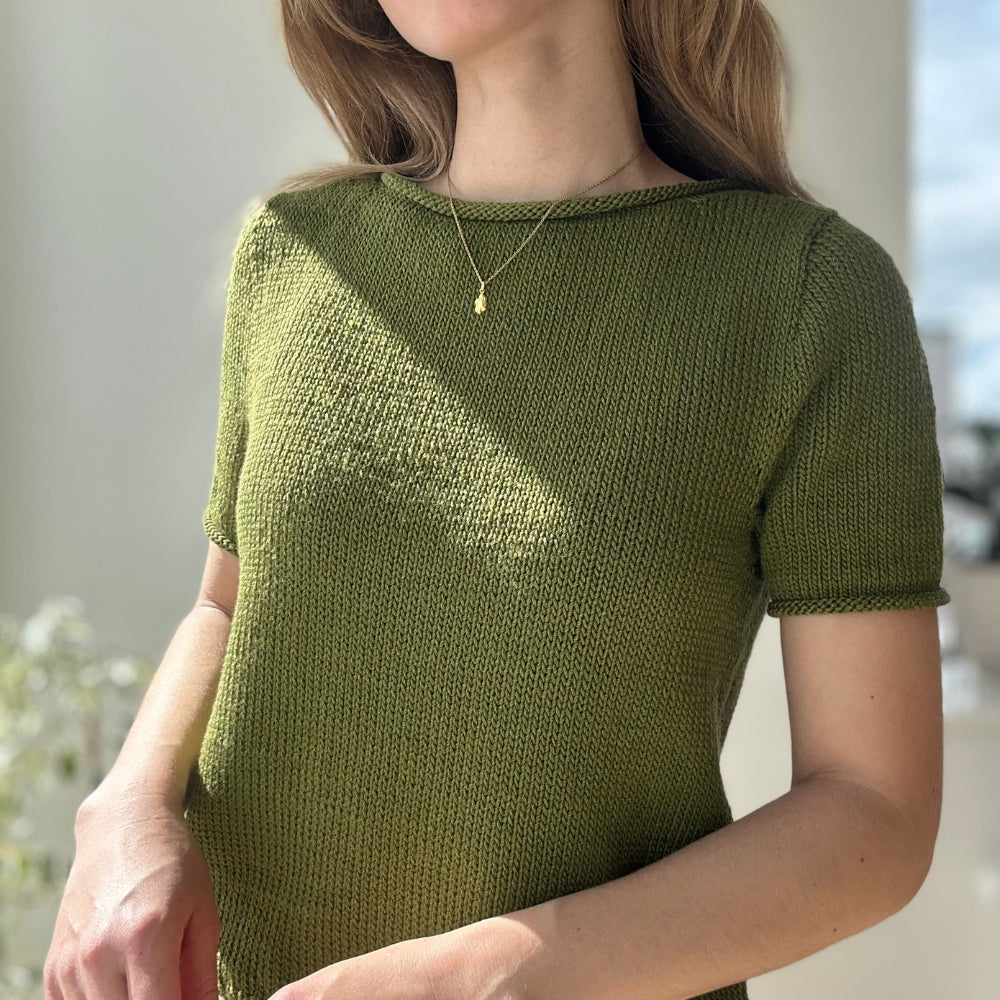 Strikkekit (uden opskrift) - Vega Tee af Le Knit (MerinoCot)