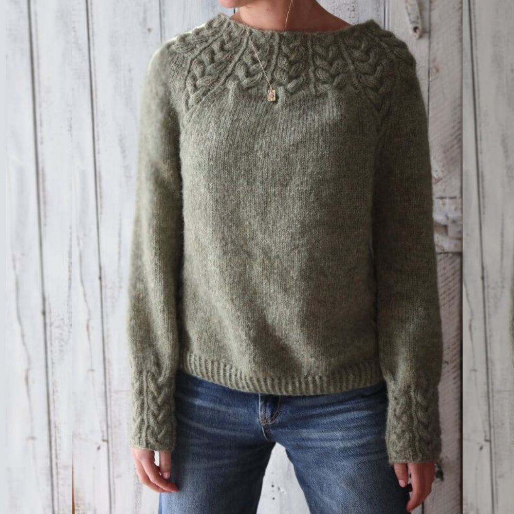 Winter Rose Sweater - Knitamore