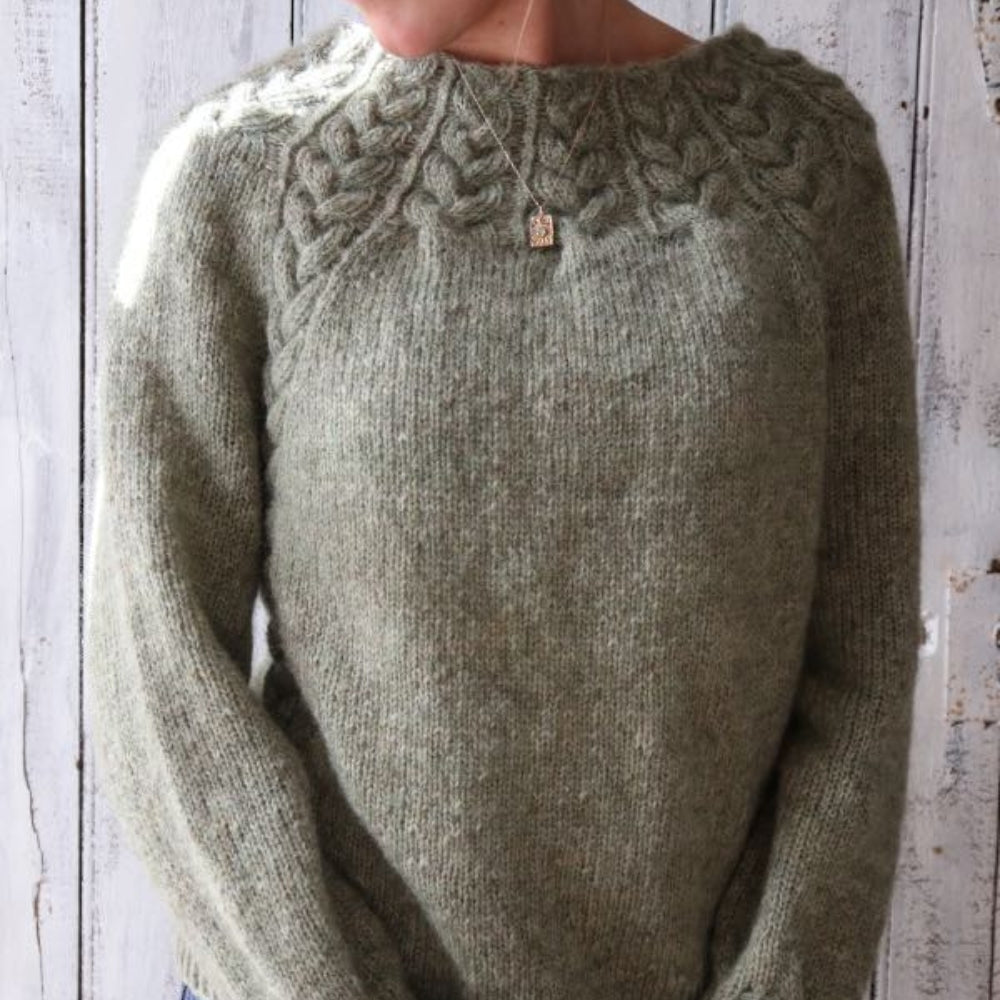 Winter Rose Sweater - Knitamore