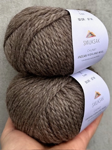 Chunky Andean Highland Wool - Timber Wolf - EW005