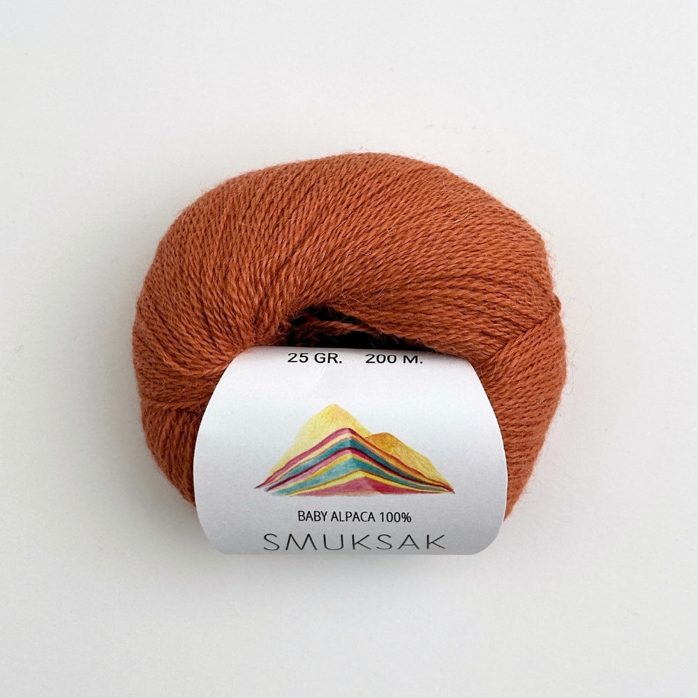 Baby Alpaca 100% - Terracotta - 0179