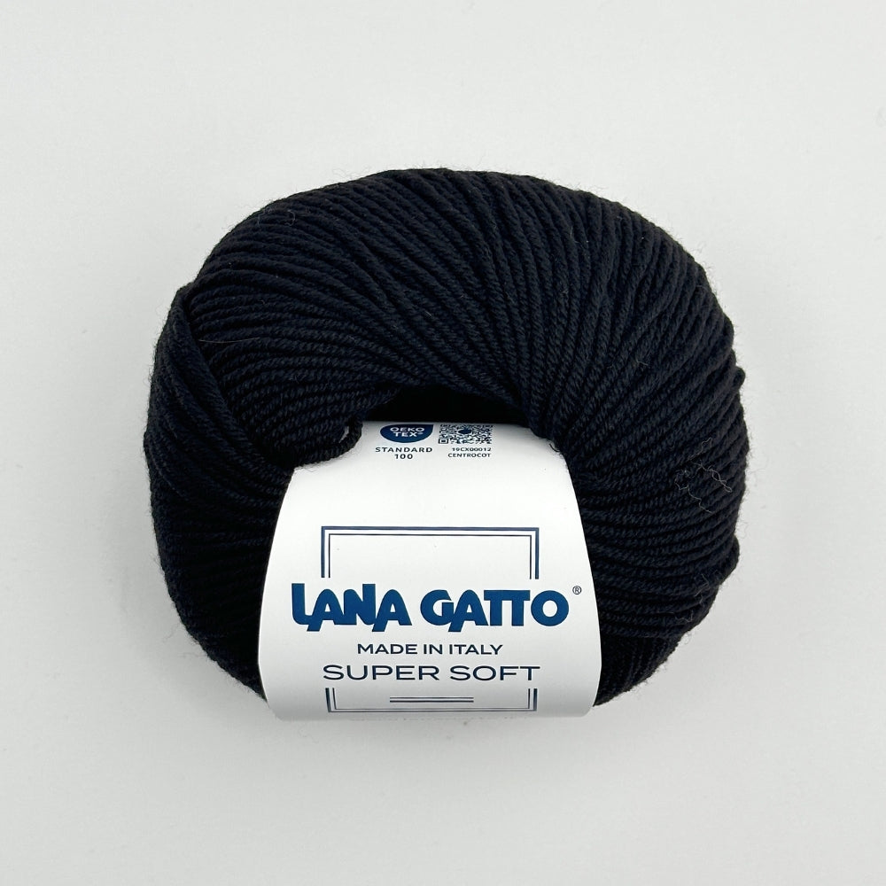 Supersoft Extrafine Merino 100% - Black - 10008