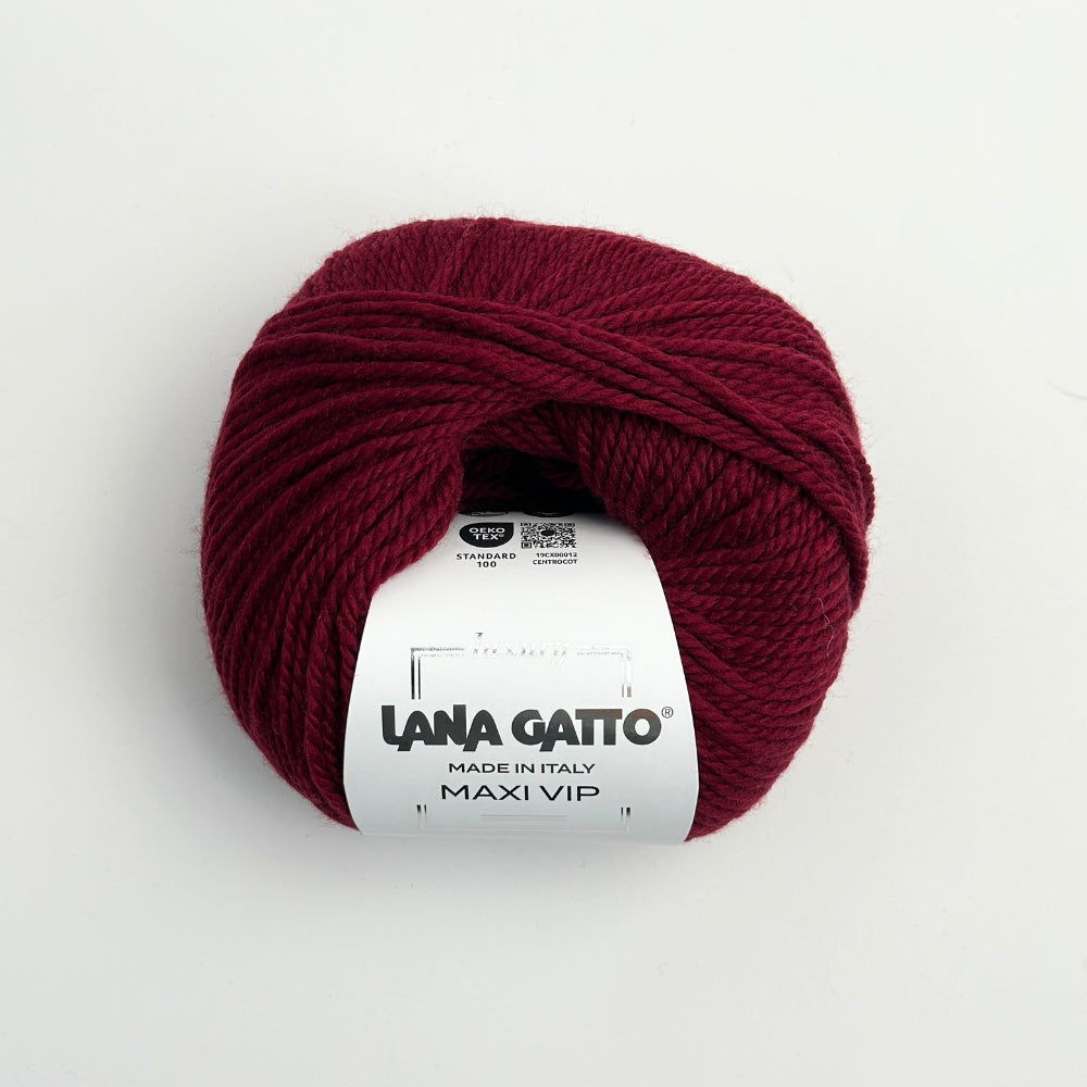 MAXI VIP - Cashmere/Merino - Bordeaux - 1012