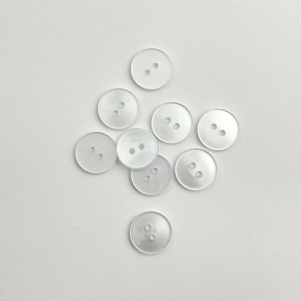 Knap - Klar plast - 15mm