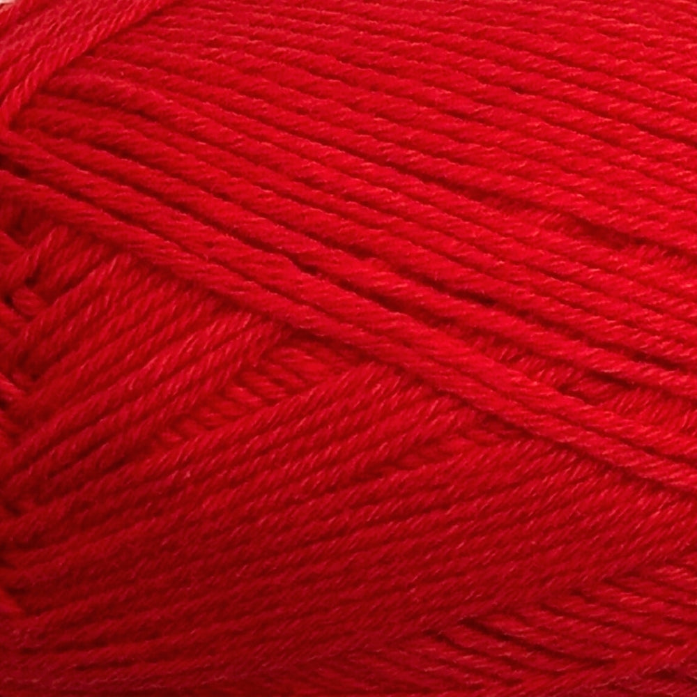 Organic Cotton 100%  - Scarlet Poppy - 1109