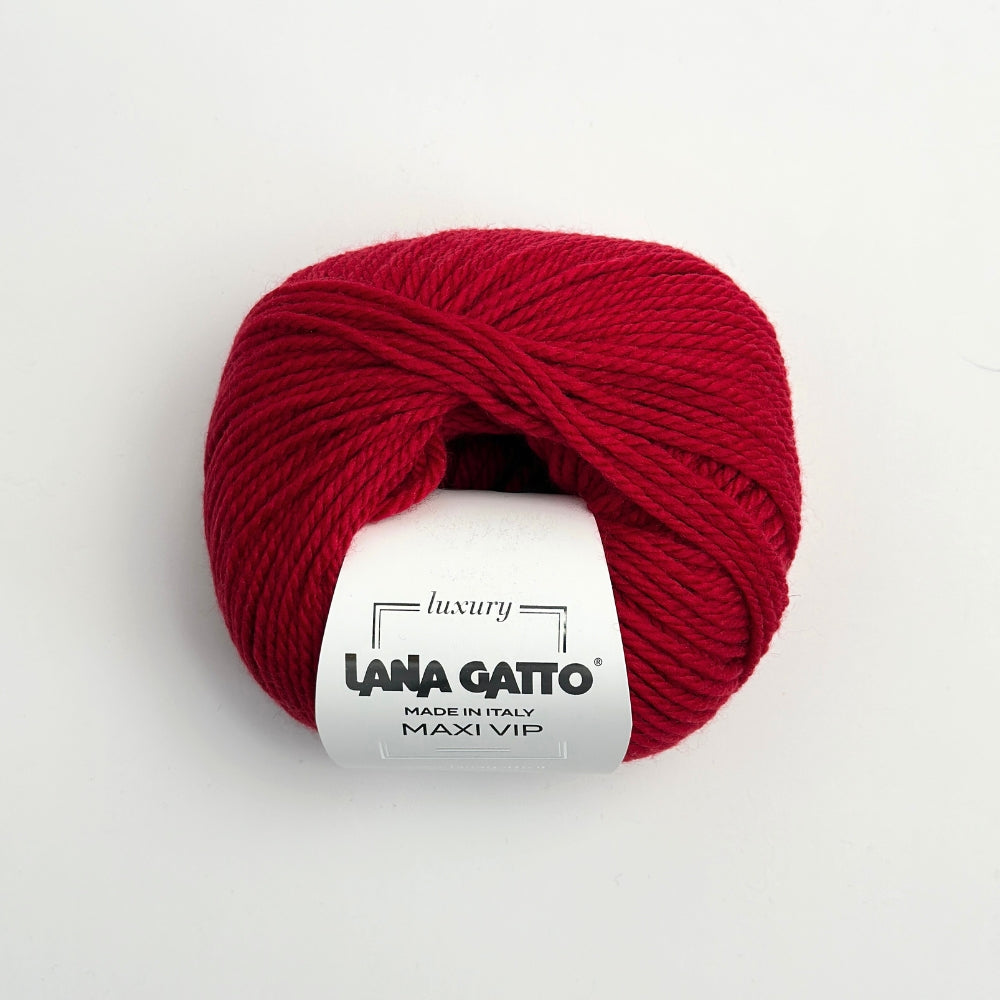 MAXI VIP - Cashmere/Merino - Raspberry - 12246