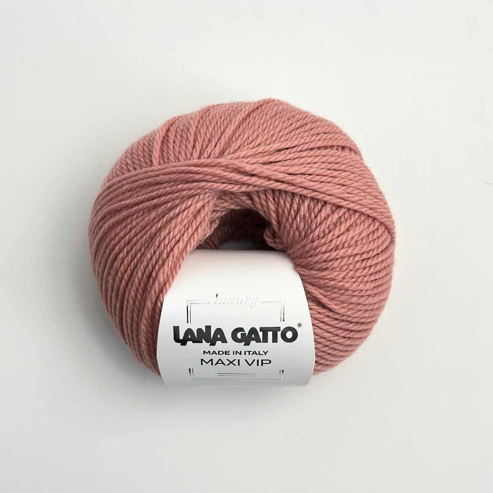 MAXI VIP - Cashmere/Merino - Dark Rose - 14393