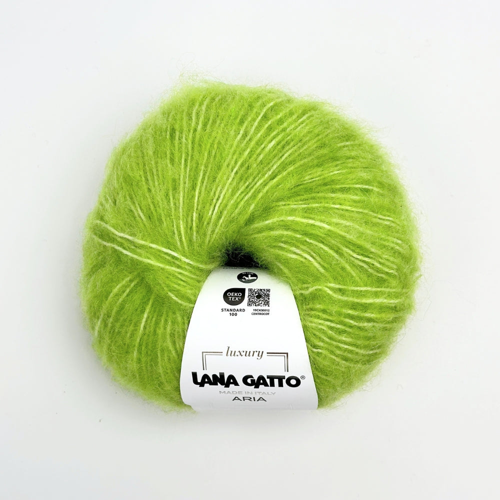 Aria - Baby Alpaca/Merino - Lime Green - 14810