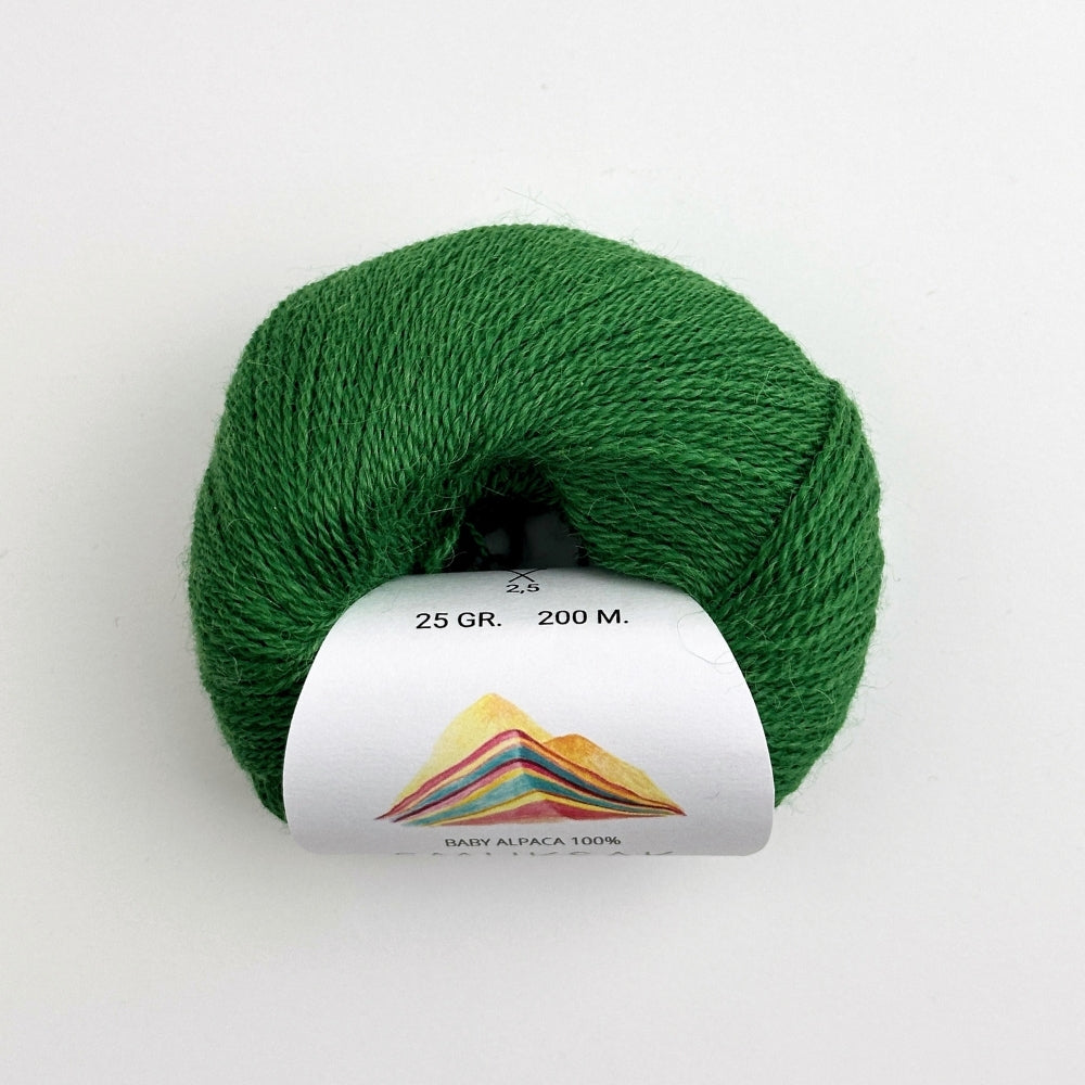 Baby Alpaca 100% - Kelly Green - 1801