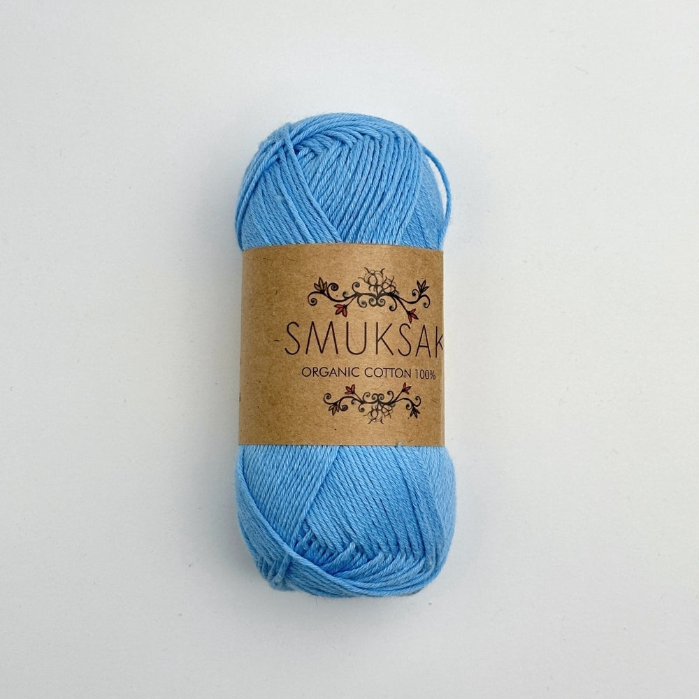 Organic Cotton 100% - Daisy Blue - 1807