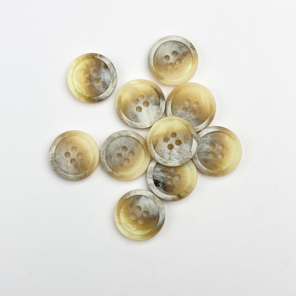 Knap - Meleret Natur - 20 mm