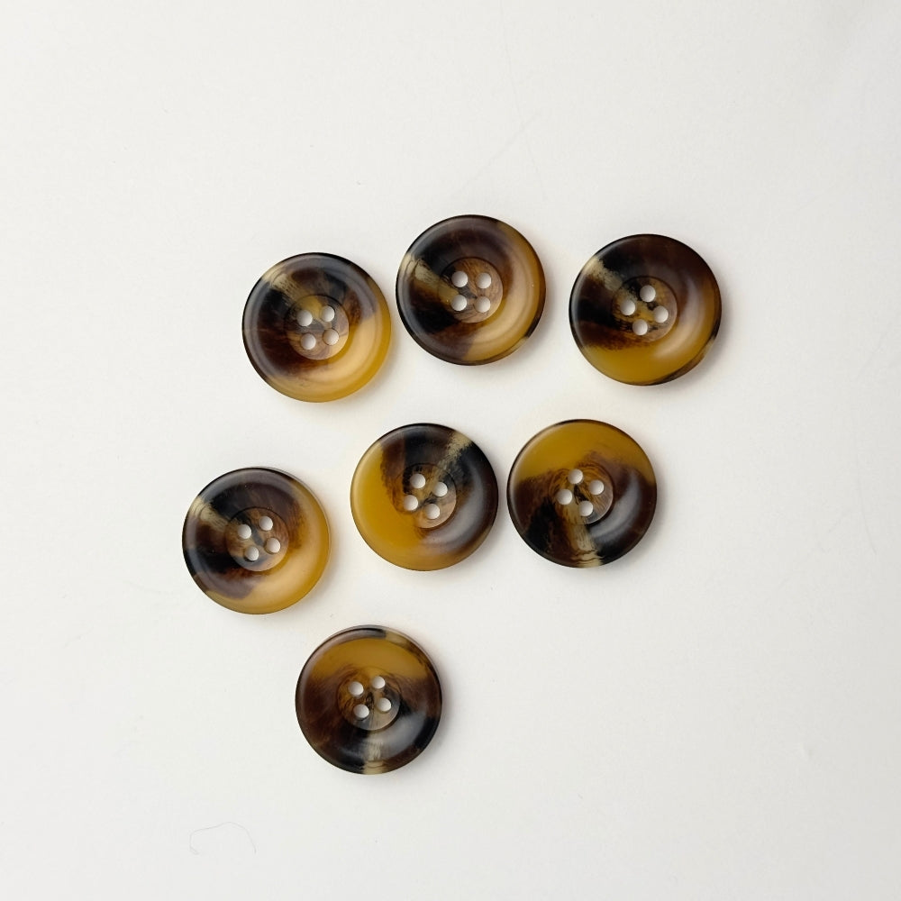 Knap - Tortoise Look - 18 mm