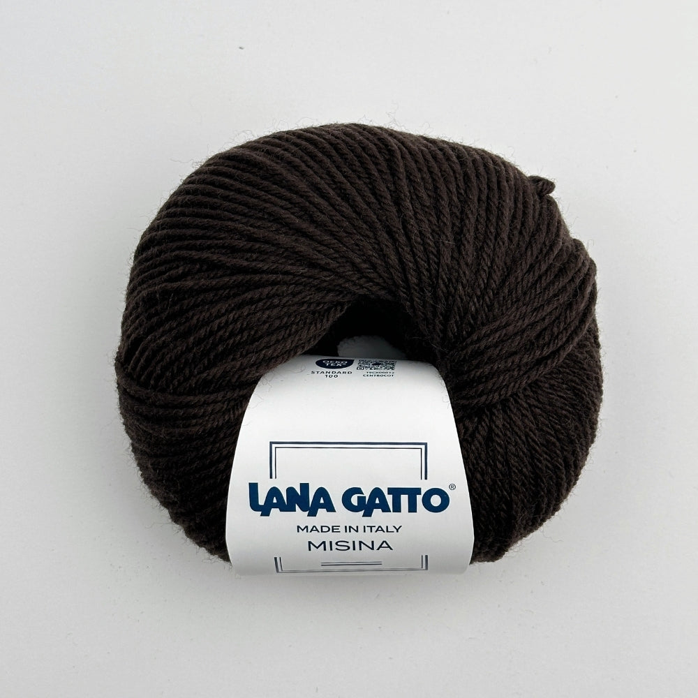 Misina - 100% Uld - Black Coffee - 19053