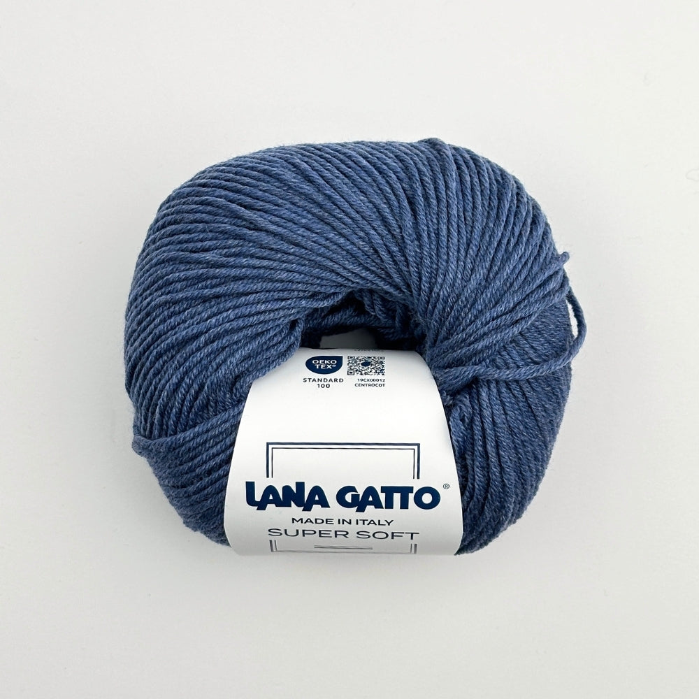 Supersoft Extrafine Merino 100% - Denim Blue Melange - 20583