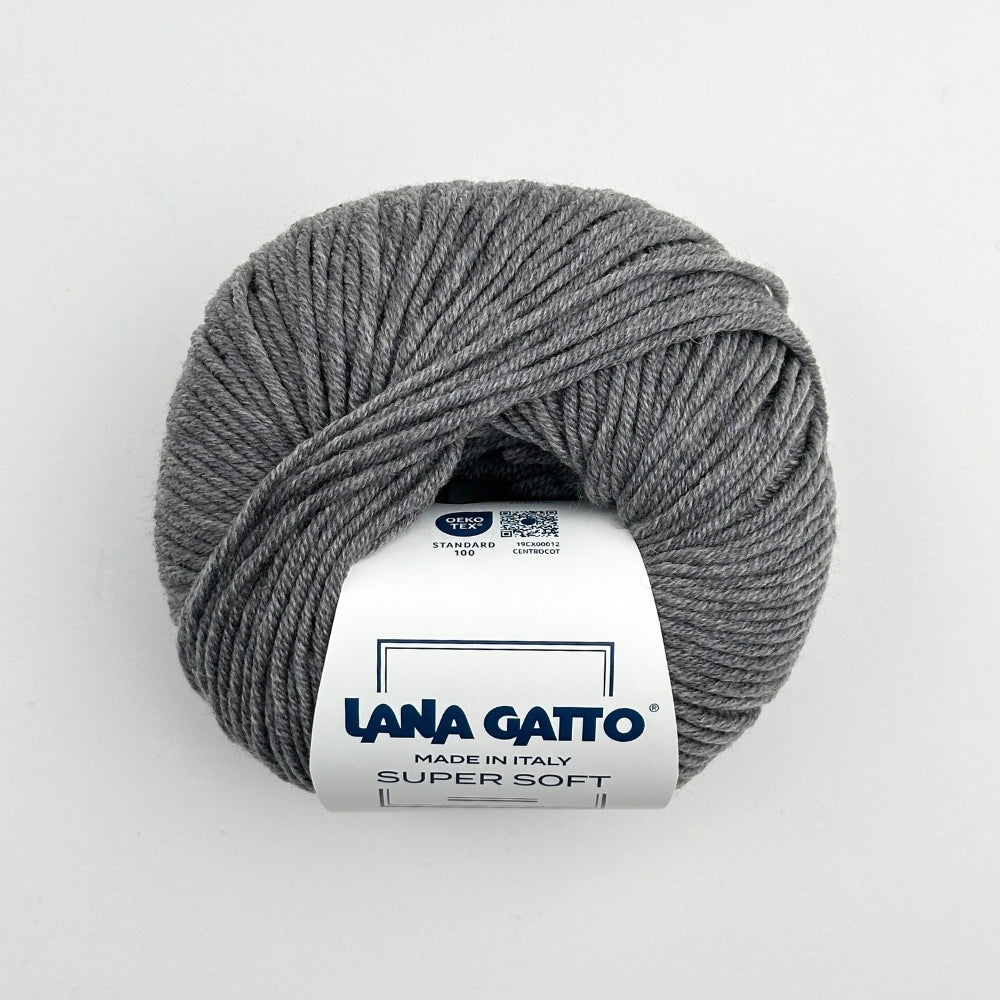 Supersoft Extrafine Merino 100% - Stone Grey Melange - 20742