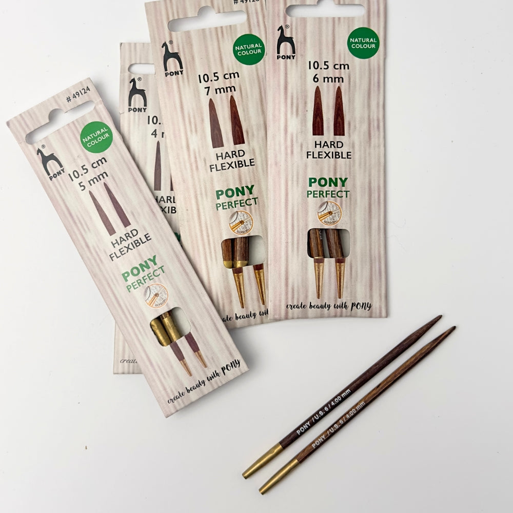 Pony Perfect - Udskiftelige Rundpinde  - 10,5 cm (kort)