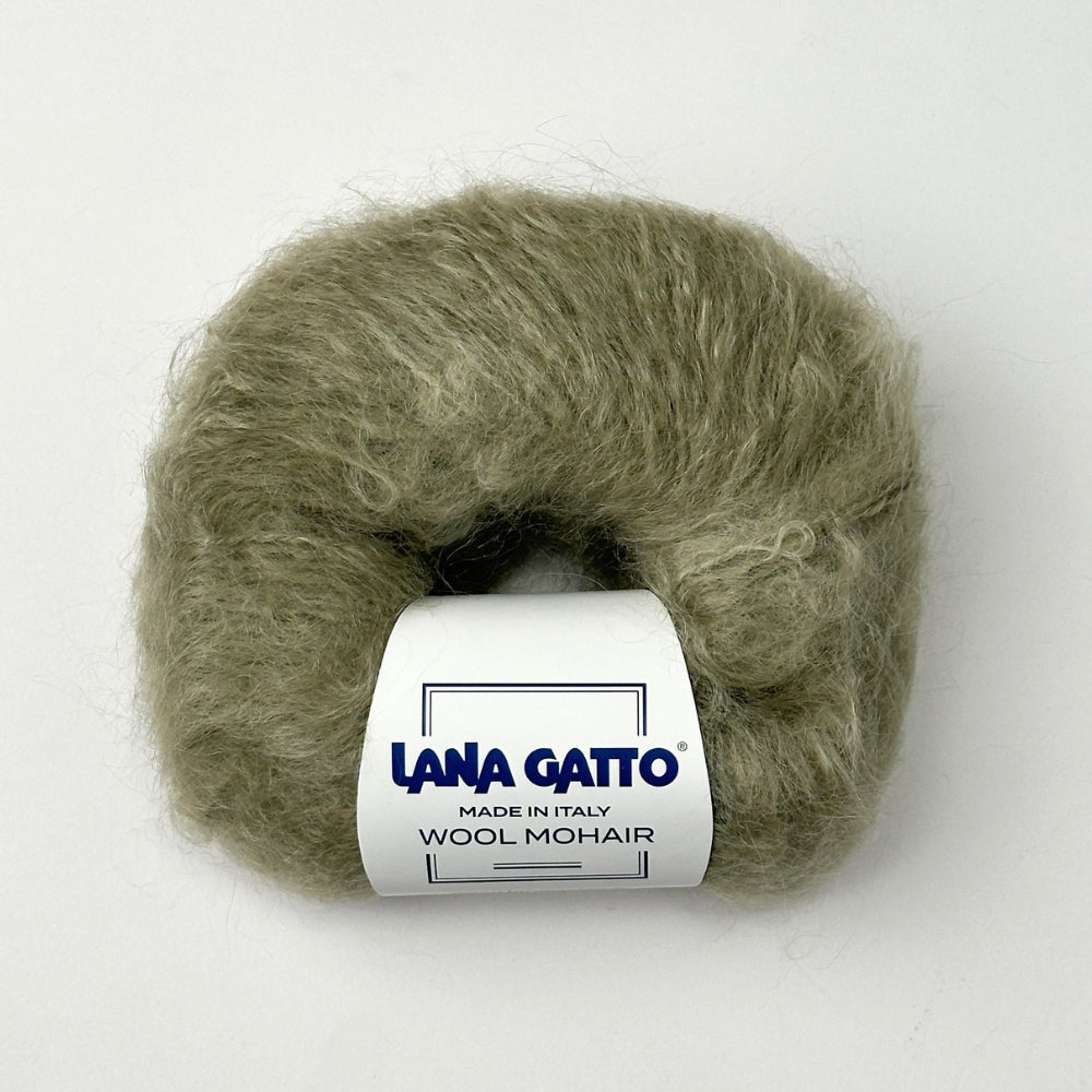 Wool Mohair - Sage Green - 30144