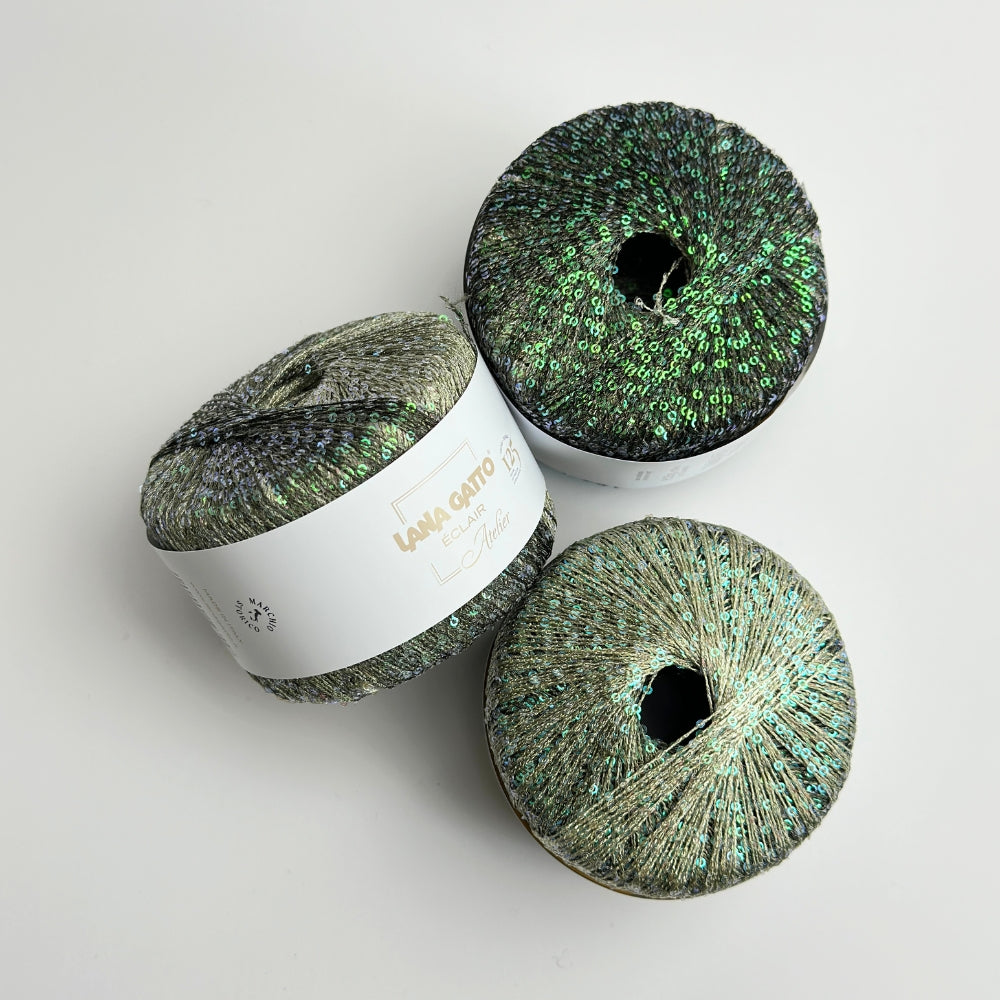Eclaire - Pallietgarn - Pistachio Glow - 31100