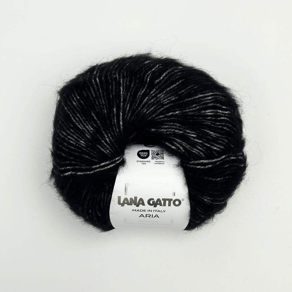 Aria - Baby Alpaca/Merino - Very Black - 31156